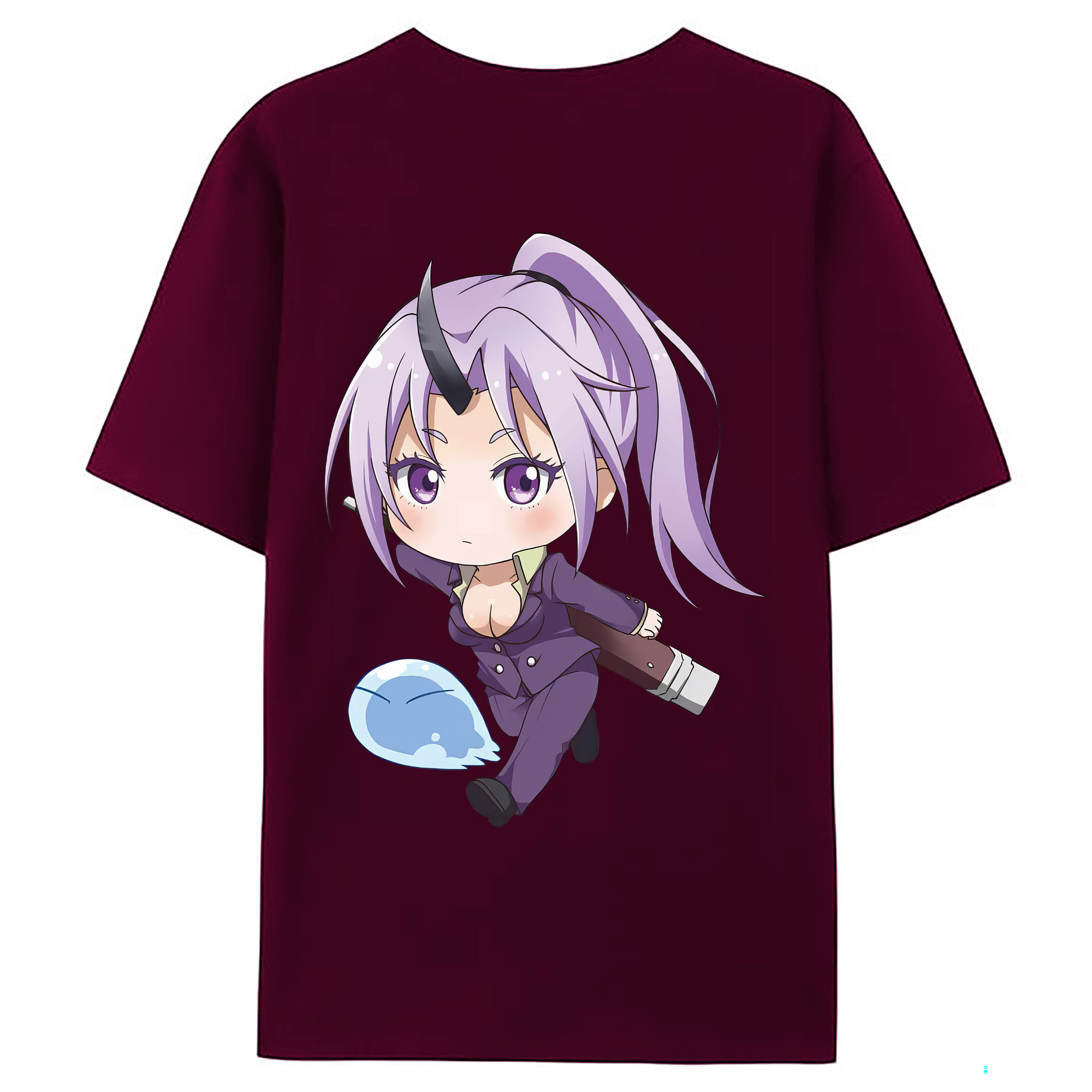 （画像用） 転スラ Regarding Reincarnated to Slime レディース半袖Tシャツ(バックプリント)